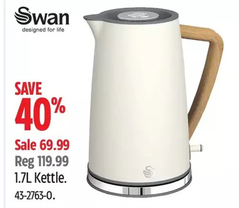 Canadian Tire Swan 1.7l kettle offer