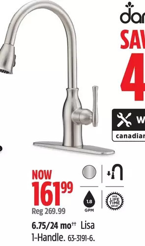 Canadian Tire Lisa 1-handle offer