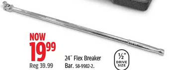 Canadian Tire 24" flex breaker bar offer