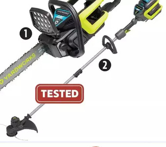 Canadian Tire Yardworks 48v 2ah grass trimmer. offer