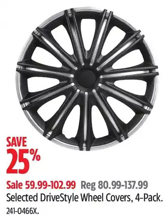 Canadian Tire Drivestyle wheel covers offer