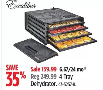 Canadian Tire Excalibur 4-tray dehydrator offer
