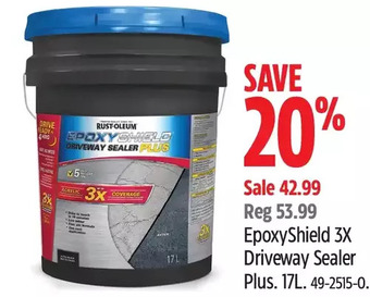 Canadian Tire Epoxyshield 3x driveway sealer plus offer