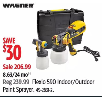 Canadian Tire Wagner flexio 590 indoor/outdoor paint sprayer offer