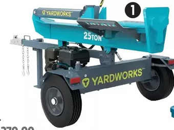 Canadian Tire Yardworks 25-ton gas log splitter offer