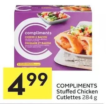 Foodland Compliments stuffed chicken cutlettes offer