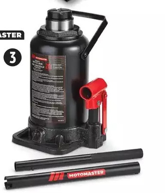 Canadian Tire Motomaster 20-ton hydraulic bottle jack offer