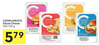 Foodland Compliments sliced cheese offer