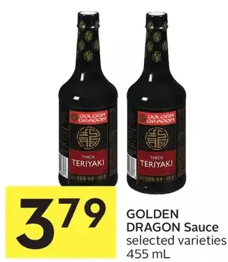 Foodland Golden dragon sauce offer