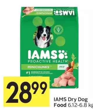 Foodland Iams dry dog food offer