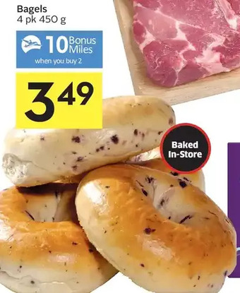 Foodland Bagels offer