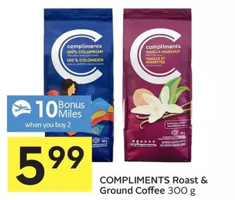 Foodland Compliments roast & ground coffee offer