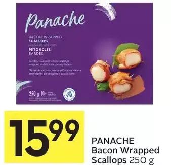 Foodland Panache bacon-wrapped scallops offer