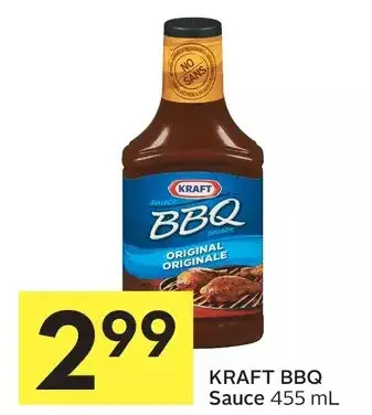 Foodland Kraft bbq sauce offer