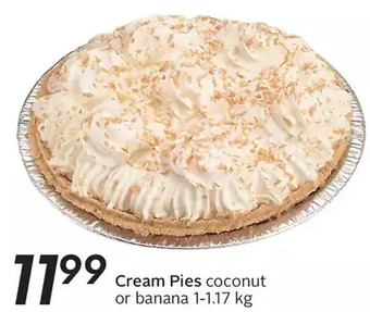 Sobeys Cream pies offer