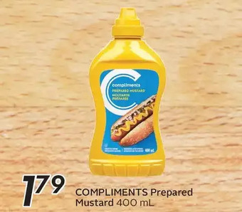 Sobeys Compliments prepared mustard offer