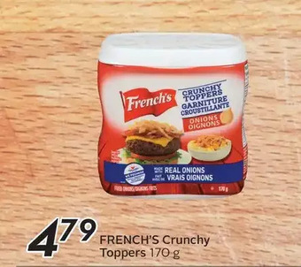 Sobeys French's crunchy toppers offer