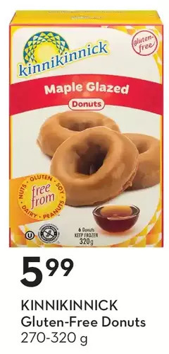Sobeys Kinnikinnick gluten-free donuts offer