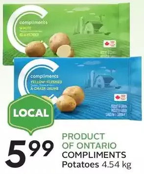 Sobeys Compliments potatoes offer