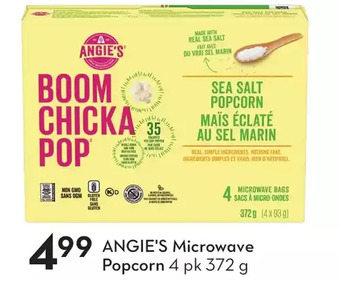 Sobeys Angie's microwave popcorn offer