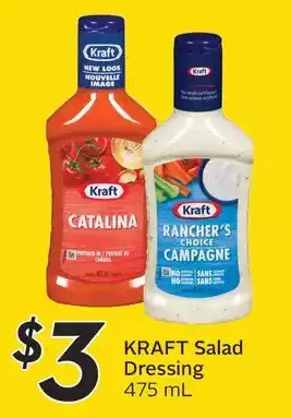 Sobeys Kraft salad dressing offer