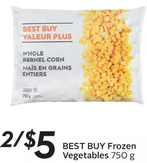 Sobeys Best buy frozen vegetables offer