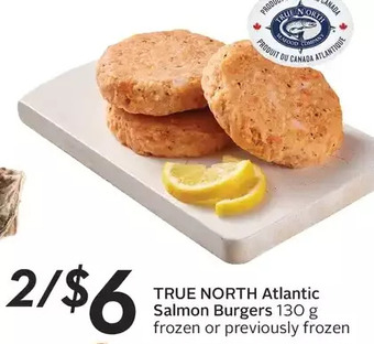 Sobeys True north atlantic salmon burgers offer