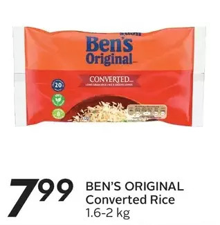 Sobeys Ben's original converted rice offer