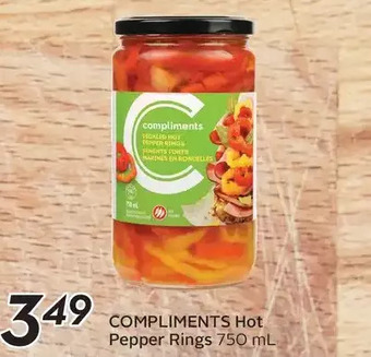 Sobeys Compliments hot pepper rings offer