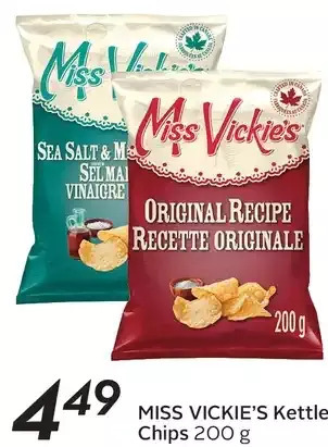 Sobeys Miss vickie's kettle chips offer