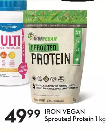 Sobeys Iron vegan sprouted protein offer