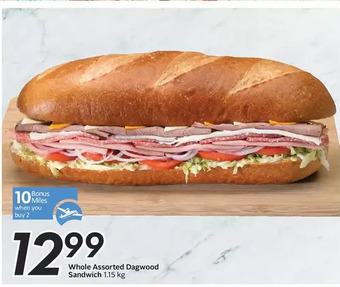 Sobeys Whole assorted dagwood sandwich offer
