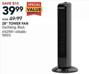 RONA 28" tower fan offer