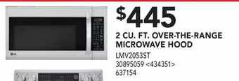 RONA 2 cu. ft. over-the-range microwave hood offer
