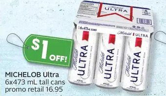 Sobeys Urban Fresh Michelob ultra offer