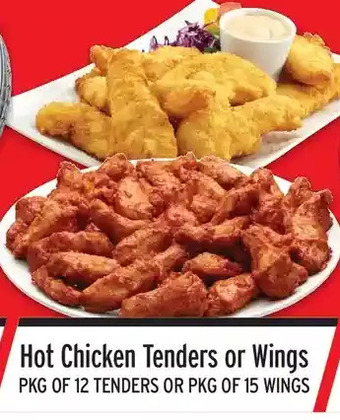 Metro Hot chicken tenders or wings offer