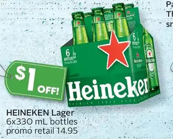 Sobeys Urban Fresh Heineken lager offer