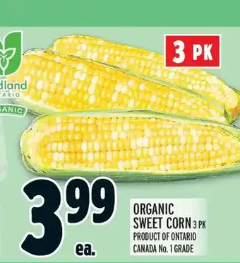 Metro Organic sweet corn offer