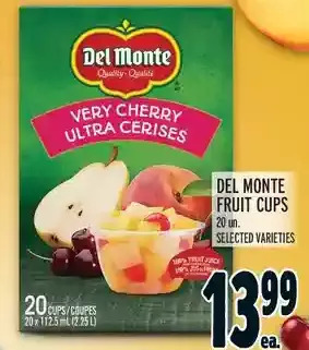 Metro Del monte fruit cups offer