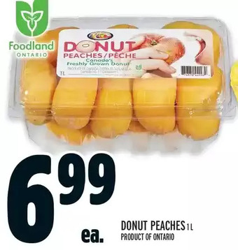 Metro Donut peaches offer