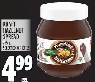 Metro Kraft hazelnut spread offer