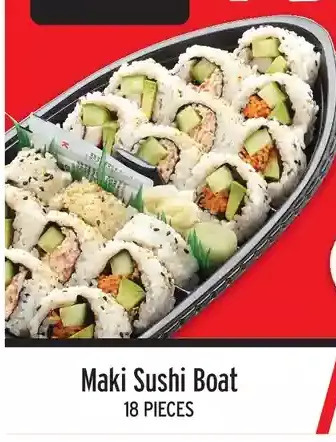 Metro Maki sushi boat offer