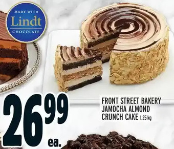 Metro Front street bakery jamocha almond crunch cake offer