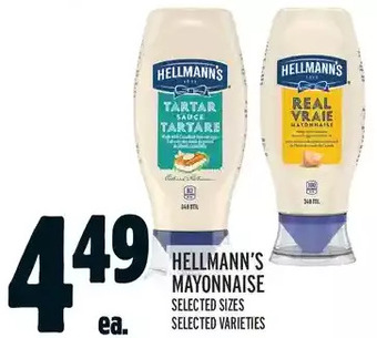 Metro Hellmann's mayonnaise offer