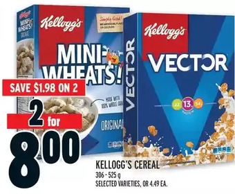 Metro Kellogg's cereal offer