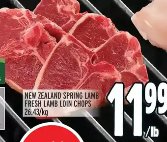 Metro New zealand spring lamb fresh lamb loin chops offer