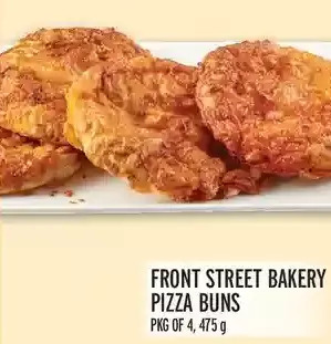 Metro Front street bakery pizza buns offer