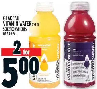 Metro Glaceau vitamin water offer