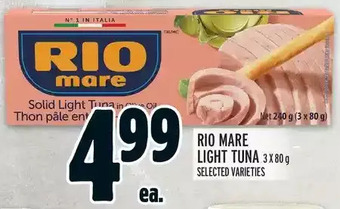 Metro Rio mare light tuna offer