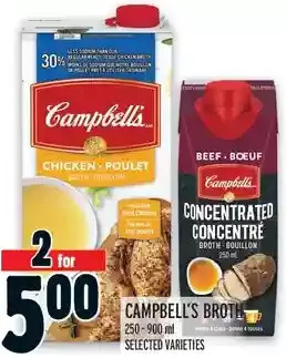 Metro Campbell's broth offer